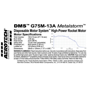 G75M-13A DMS 1-Motor Kit - 077513