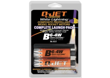Quest Q-Jet™ B6-4W White Lightning Complete 2-Motor Launch Pack - Q6123