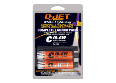 Quest Q-Jet™ C18-6W White Lightning Complete 2-Motor Launch Pack - Q6126