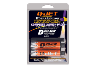 Quest Q-Jet™ D20-6W White Lightning Complete 2-Motor Launch Pack - Q6131