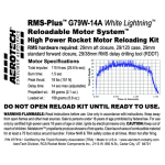 AeroTech G79W-14A RMS-29/120 Reload Kit (1 Pack) - 077914