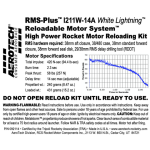 AeroTech I211W-14A RMS-38/480 Reload Kit (1 Pack) - 092114