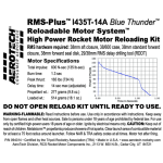AeroTech I435T-14A RMS-38/600 Reload Kit (1 Pack) - 094314
