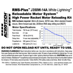 AeroTech J350W-14A RMS-38/720 Reload Kit (1 Pack) - 103514